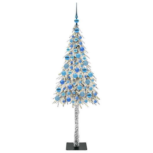 Albero di Natale con 300 LED-Luci decorative natalizie Bianco 180 cm PE e Acciaio 295487