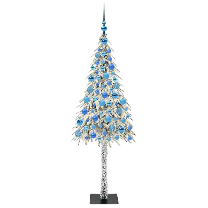 Albero di Natale con 300 LED-Luci decorative natalizie Bianco 180 cm PE e Acciaio 295487
