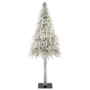 Albero di Natale con 300 LED Bianco 210 cm PE e Acciaio 3396238