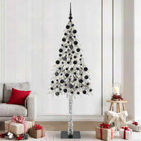 Albero di Natale con 300 LED Bianco 210 cm PE e Acciaio 3396243