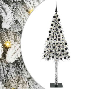 Albero di Natale con 300 LED-Luci decorative natalizie Bianco 210 cm PE e Acciaio 930932
