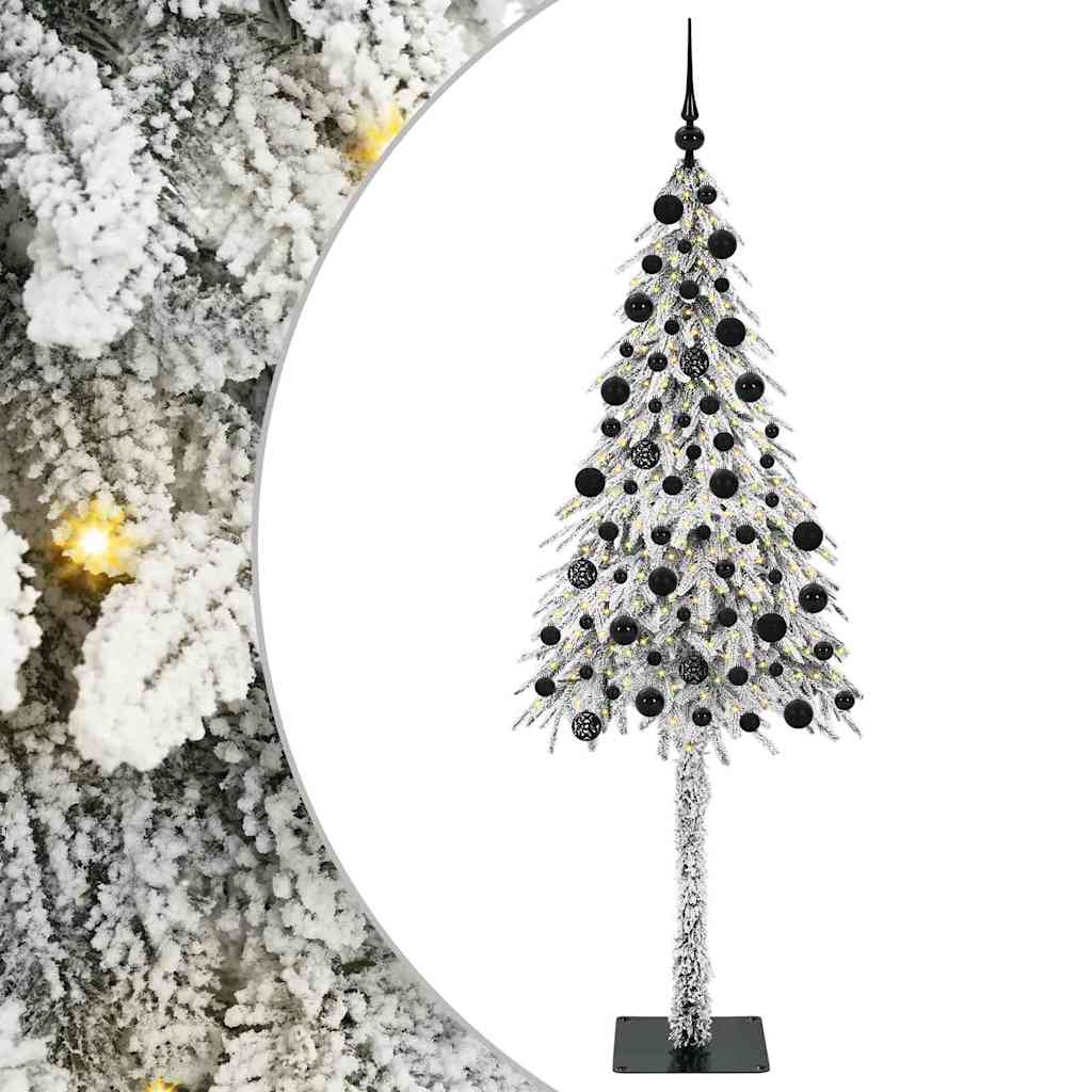 Albero di Natale con 300 LED Bianco 210 cm PE e Acciaio 3396243