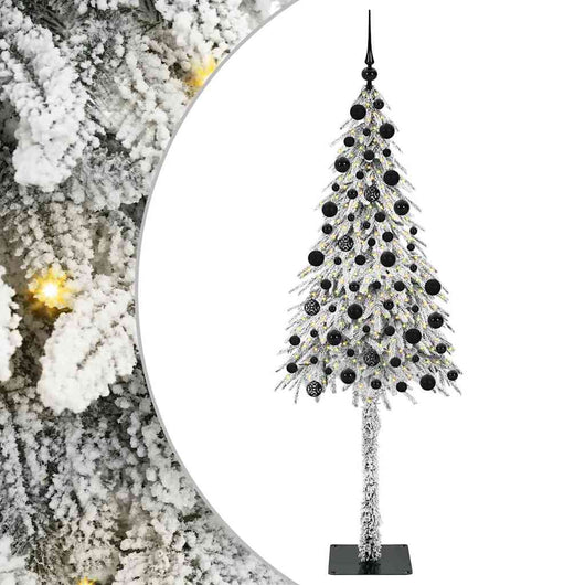 Albero di Natale con 300 LED Bianco 210 cm PE e Acciaio 3396243