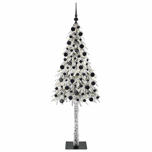 Albero di Natale con 300 LED-Luci decorative natalizie Bianco 210 cm PE e Acciaio 930932