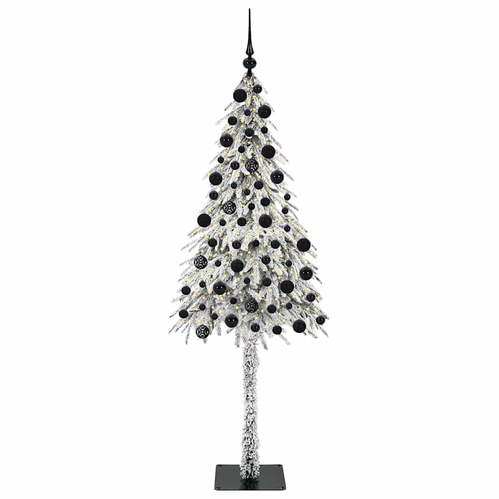 Albero di Natale con 300 LED Bianco 210 cm PE e Acciaio 3396243