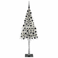 Albero di Natale con 300 LED Bianco 210 cm PE e Acciaio 3396243