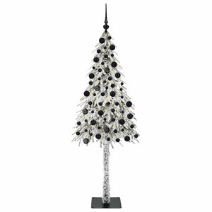 Albero di Natale con 300 LED Bianco 210 cm PE e Acciaio 3396243