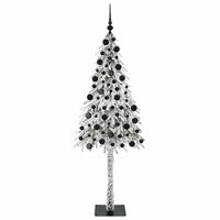 Albero di Natale con 300 LED Bianco 210 cm PE e Acciaio 3396243