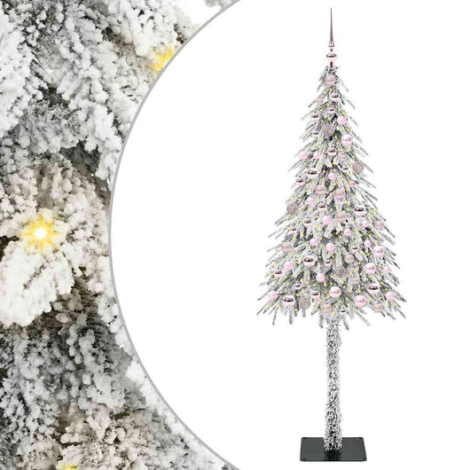 Albero di Natale con 300 LED Bianco 210 cm PE e Acciaio 3396244
