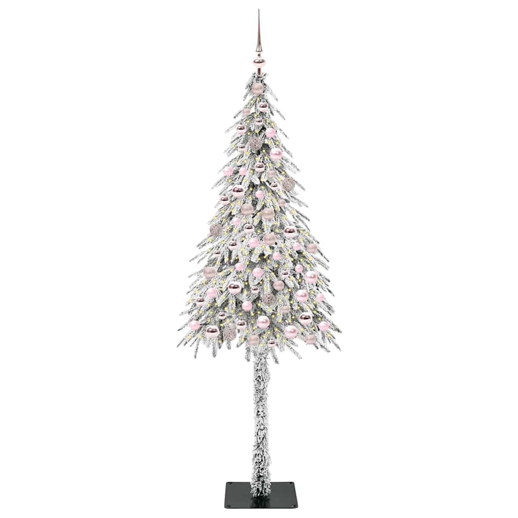 Albero di Natale con 300 LED-Luci decorative natalizie Bianco 210 cm PE e Acciaio 582288