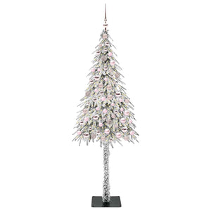 Albero di Natale con 300 LED Bianco 210 cm PE e Acciaio 3396244