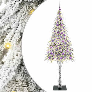 Albero di Natale con 300 LED-Luci decorative natalizie Bianco 210 cm PE e Acciaio 567488