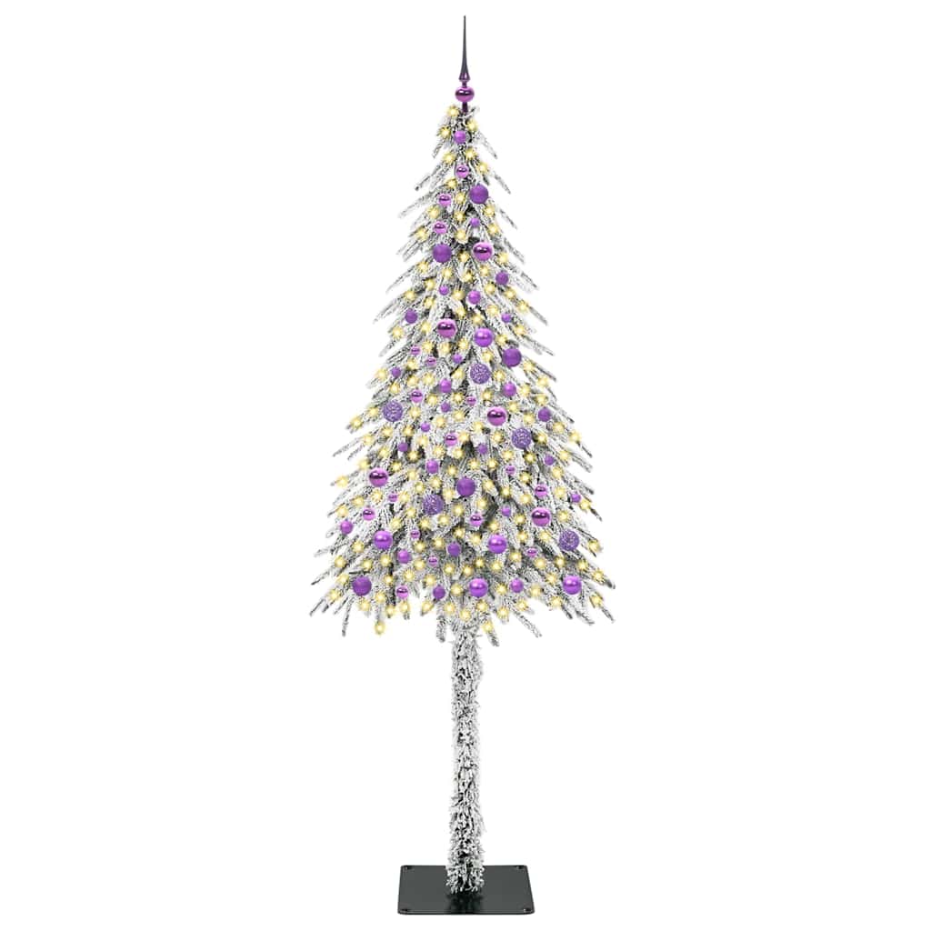 Albero di Natale con 300 LED Bianco 210 cm PE e Acciaio 3396248