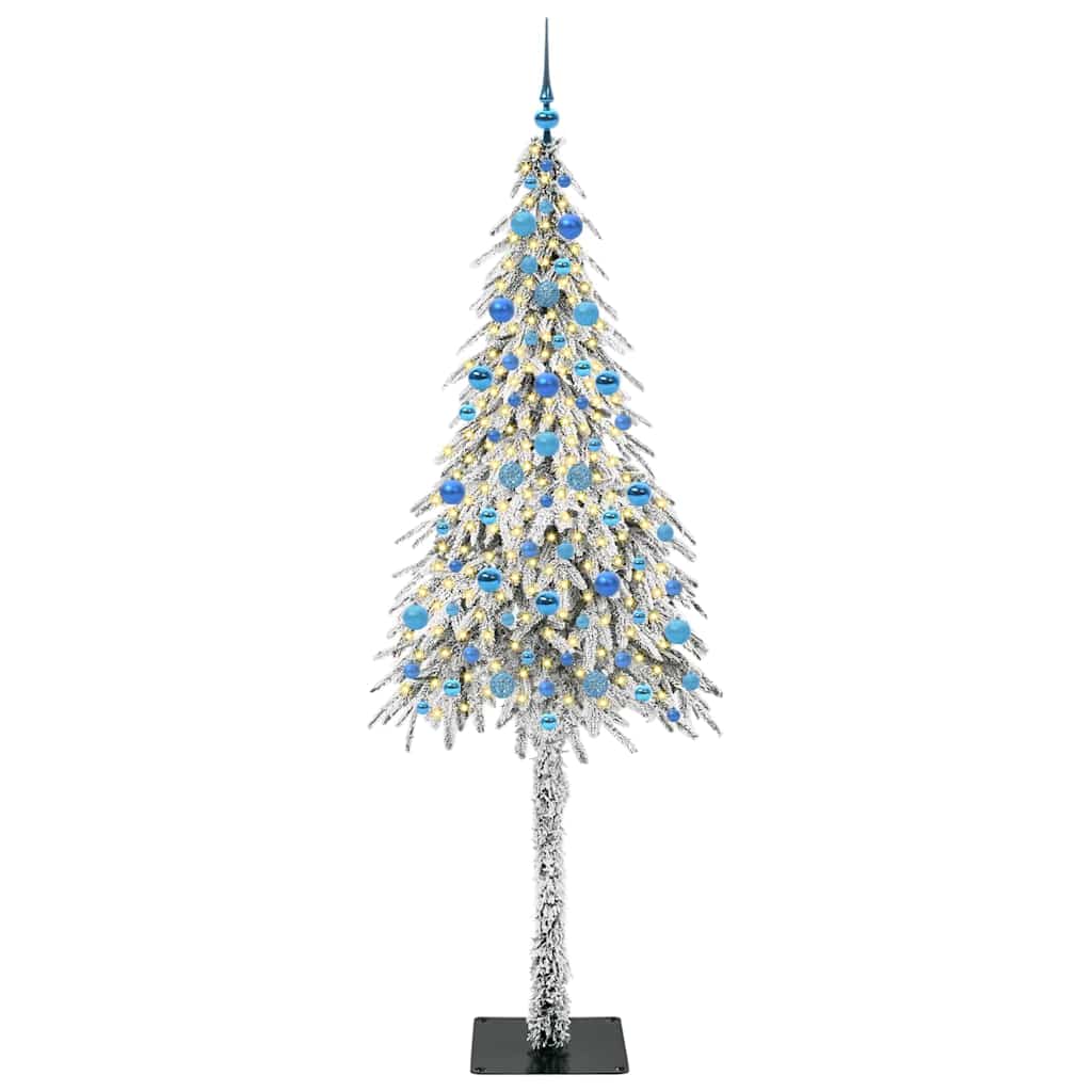 Albero di Natale con 300 LED-Luci decorative natalizie Bianco 210 cm PE e Acciaio 578384