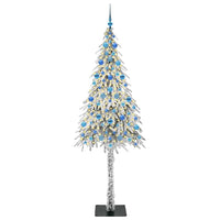 Albero di Natale con 300 LED-Luci decorative natalizie Bianco 210 cm PE e Acciaio 578384