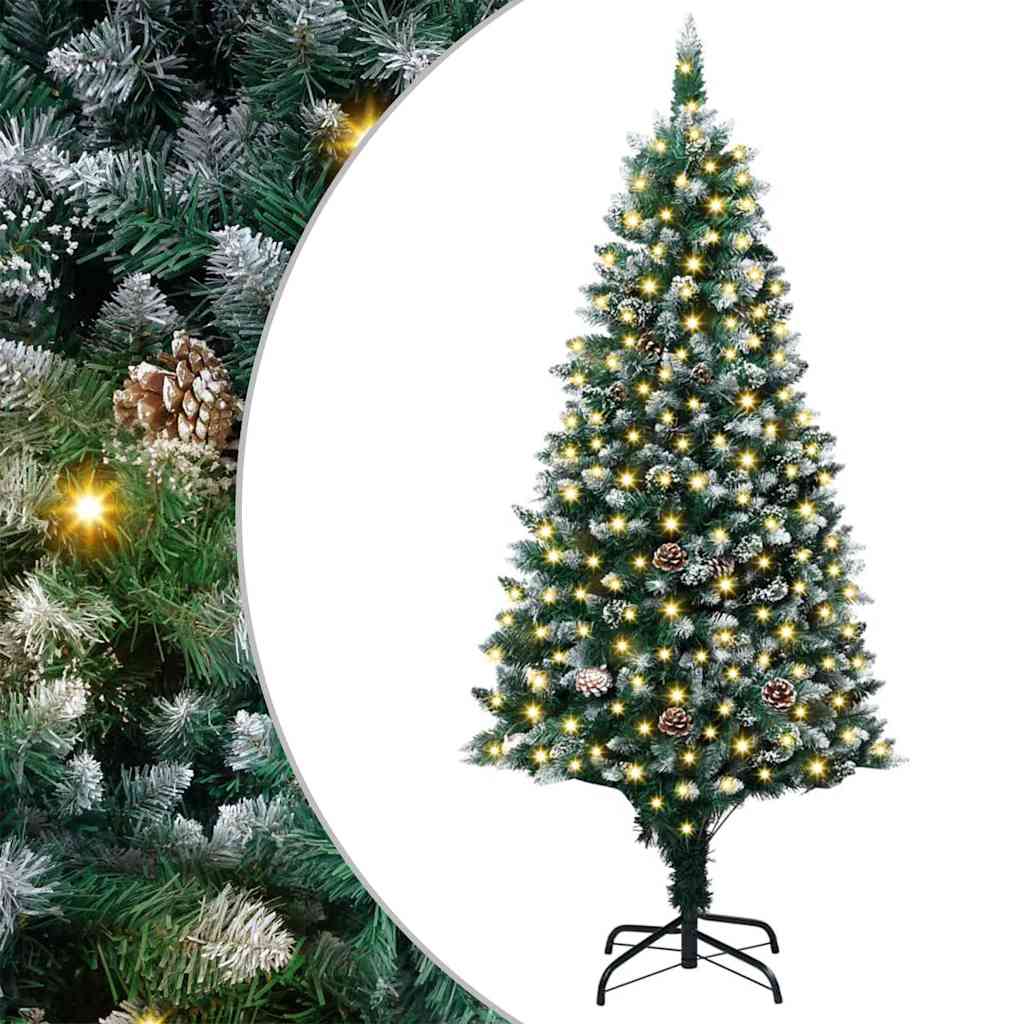 Albero di Natale artificiale con 300 LED Verde 180 cm 3396260
