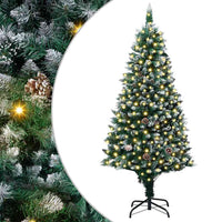 Albero di Natale artificiale con 300 LED Verde 180 cm 3396260