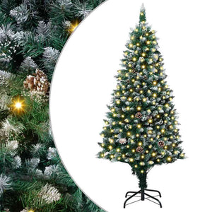 Albero di Natale artificiale con 300 LED Verde 180 cm 3396260