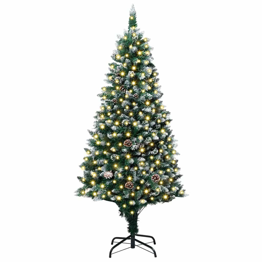 Albero di Natale artificiale con 300 LED Verde 180 cm 3396260