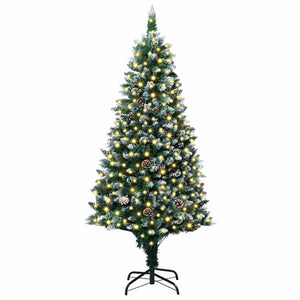 Albero di Natale artificiale con 300 LED Verde 180 cm 3396260