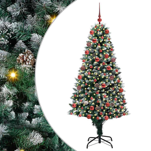 Albero di Natale artificiale con 300 LED Verde 180 cm 3396264