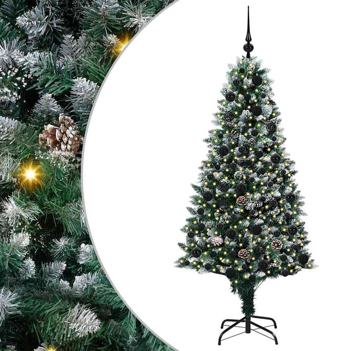 Albero di Natale artificiale con 300 LED Verde 180 cm 3396265