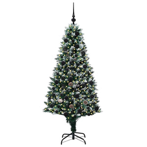 Albero di Natale artificiale con 300 LED Verde 180 cm 3396265