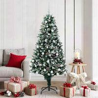 Albero di Natale artificiale con 300 LED Verde 180 cm 3396267