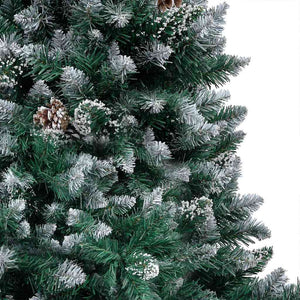 Albero di Natale artificiale con 300 LED Verde 180 cm 3396271