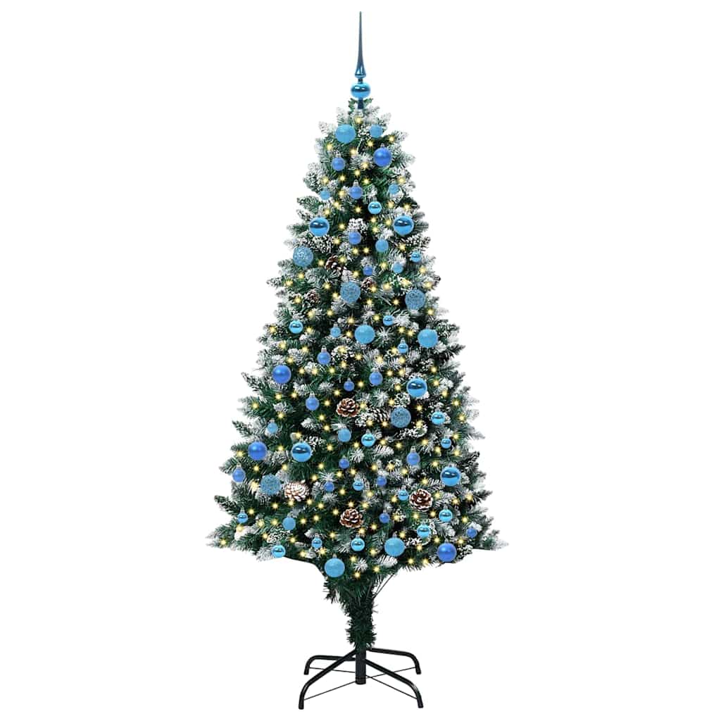 Albero di Natale artificiale con 300 LED Verde 180 cm 3396271
