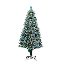 Albero di Natale artificiale con 300 LED Verde 180 cm 3396271