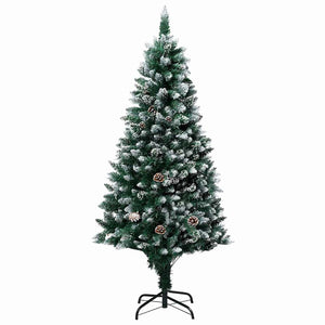 Albero di Natale artificiale con 300 LED Verde 180 cm 3396271