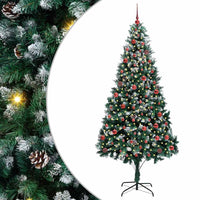 Albero di Natale artificiale con 300 LED Verde 210 cm 3396273