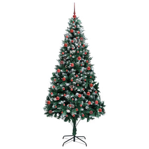 Albero di Natale artificiale con 300 LED Verde 210 cm 3396273