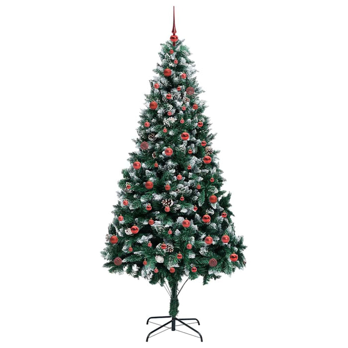 Albero di Natale artificiale con 300 LED Verde 210 cm 3396273