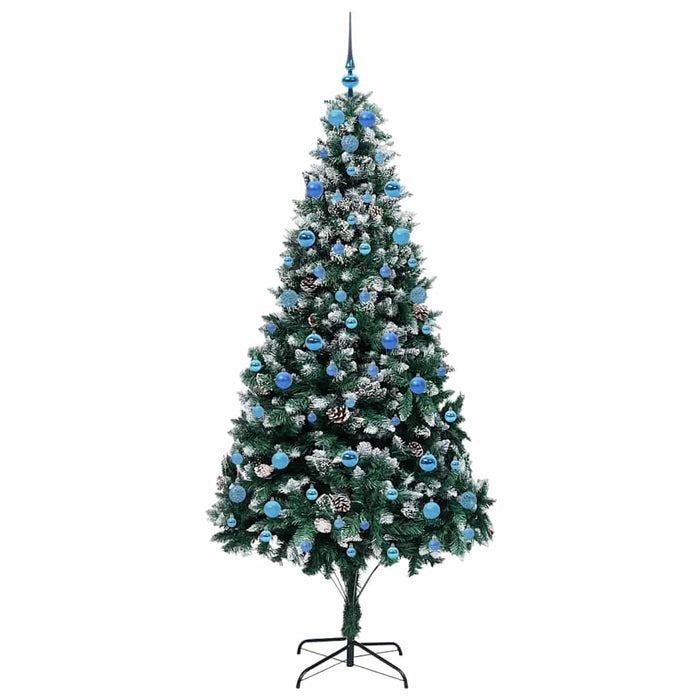 Albero di Natale artificiale con 300 LED Verde 210 cm 3396280