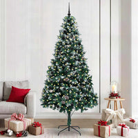 Albero di Natale artificiale con 300 LED Verde 240 cm 3396283