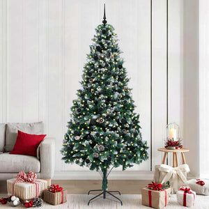Albero di Natale artificiale con 300 LED Verde 240 cm 3396283