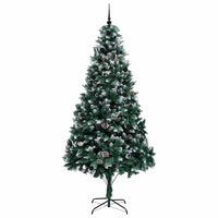 Albero di Natale artificiale con 300 LED Verde 240 cm 3396283