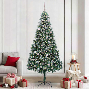 Albero di Natale artificiale con 300 LED Verde 240 cm 3396284