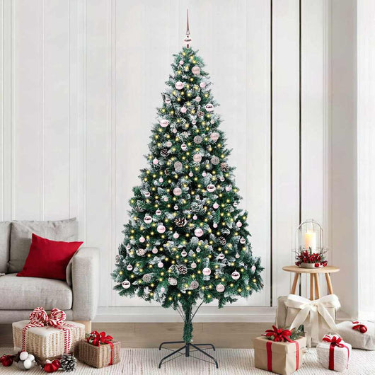 Albero di Natale artificiale con 300 LED Verde 240 cm 3396284