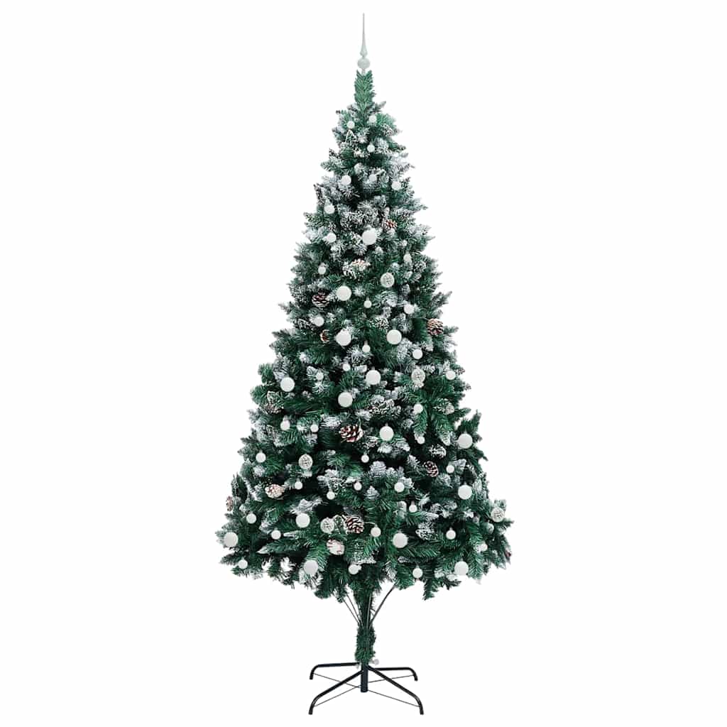 Albero di Natale artificiale con 300 LED Verde 240 cm 3396285