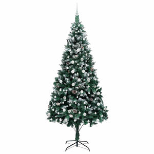 Albero di Natale artificiale con 300 LED Verde 240 cm 3396285