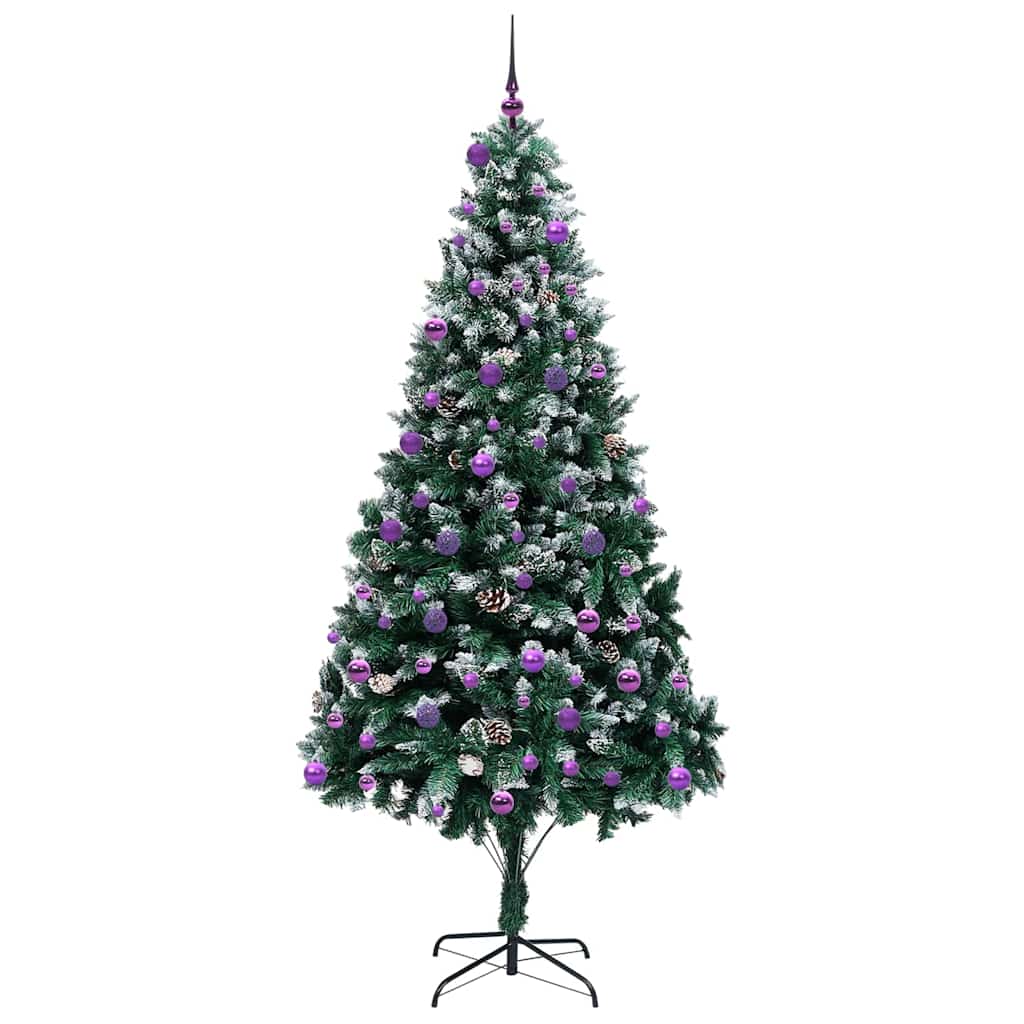 Albero di Natale artificiale con 300 LED Verde 240 cm 3396288