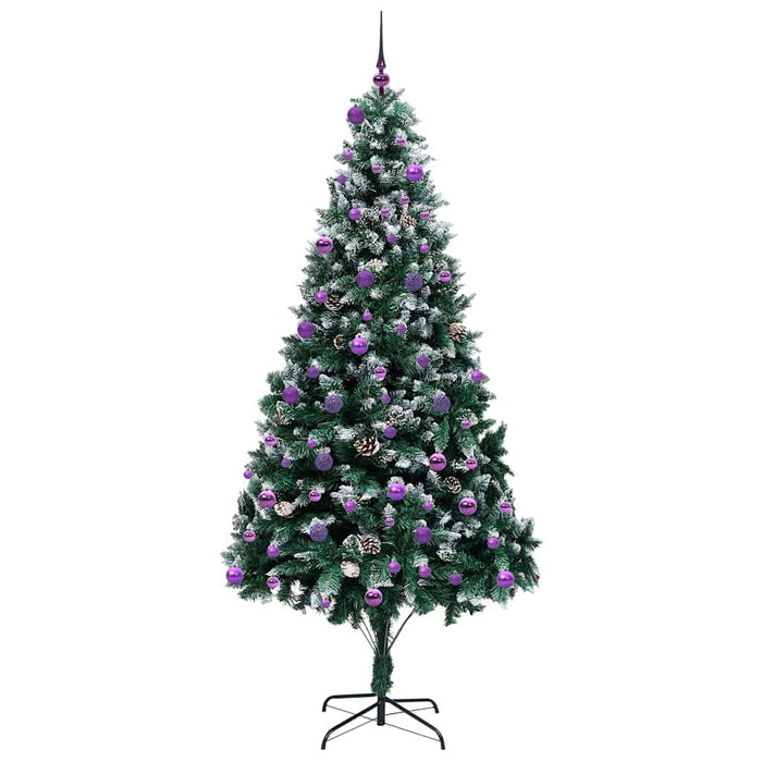 Albero di Natale artificiale con 300 LED Verde 240 cm 3396288
