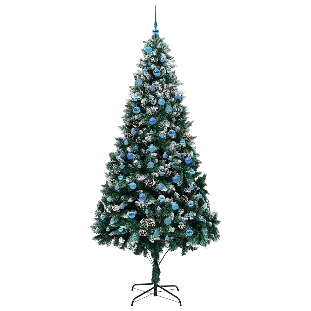 Albero di Natale artificiale con 300 LED Verde 240 cm 3396289