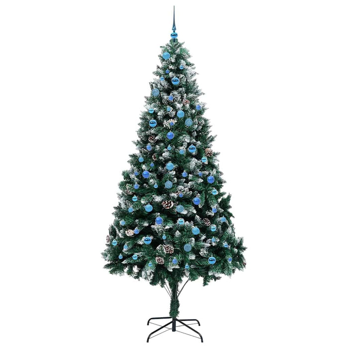 Albero di Natale artificiale con 300 LED Verde 240 cm 3396289