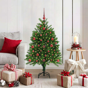Albero di Natale con 150 LED con supporto Verde 120 cm PE 3396309