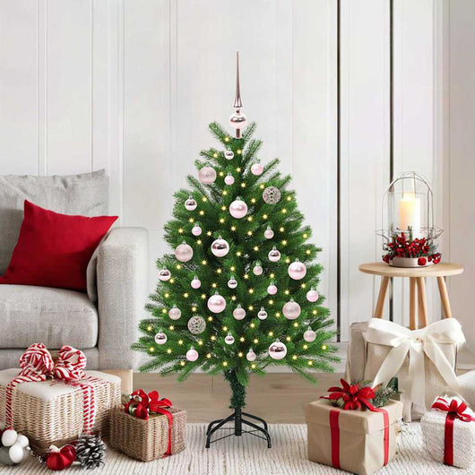 Albero di Natale con 150 LED con supporto Verde 120 cm PE 3396311