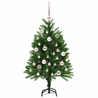 Albero di Natale con 150 LED con supporto Verde 120 cm PE 3396311